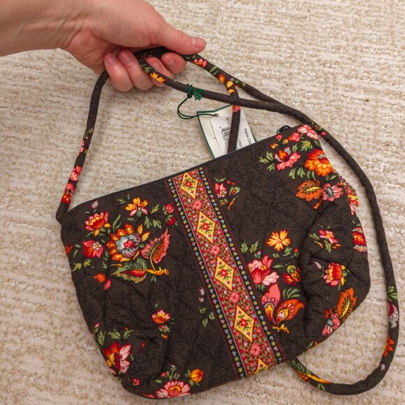 Vera Bradley Floral Crossbody Bag - Brown and Multicolor - Picture 4 of 6